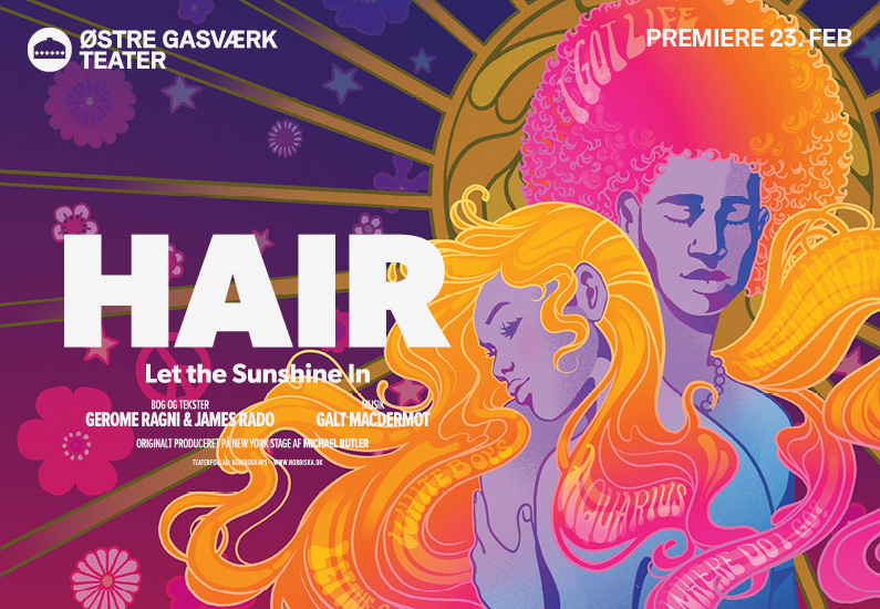 Få rabat på musicalen HAIR på Østre Gasværk Teater